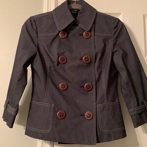 Etcetera 0 cotton blend jacket, denim jacket, fully-lined, never worn